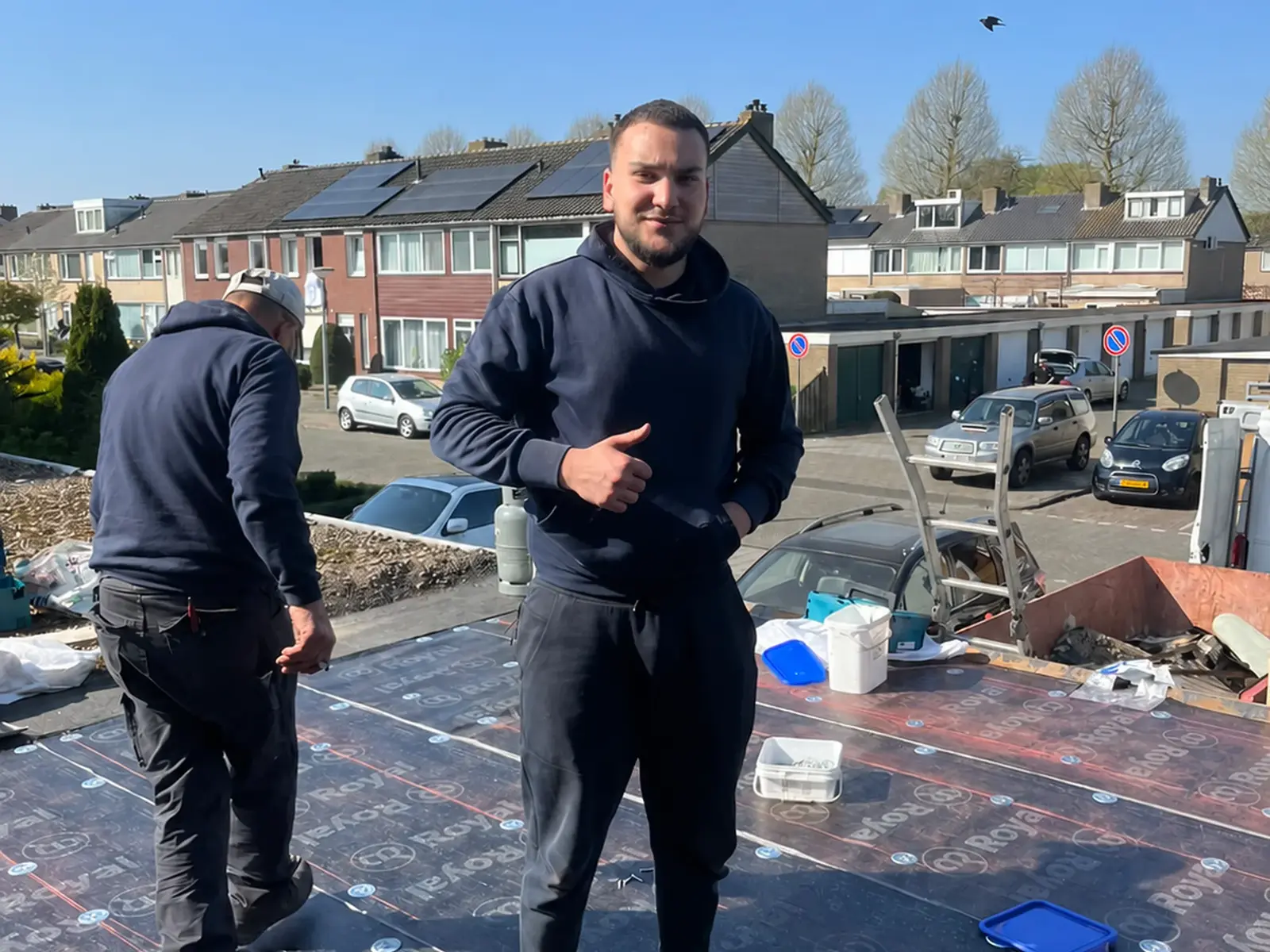 Vakman van Kiran BV aan het werk